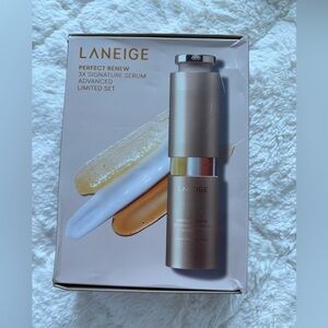 LANEIGE Perfect Renew Serum with Gold and Silver Accents BNWT